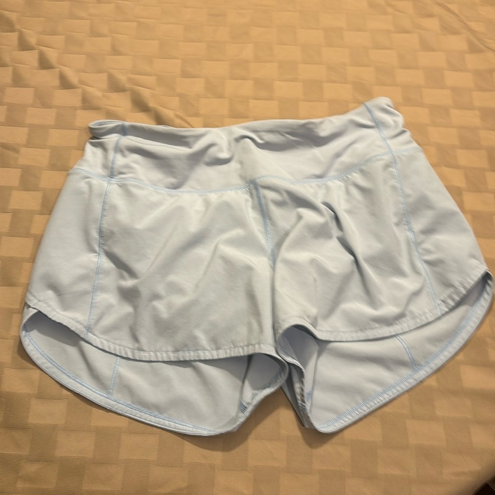 LIKE NEW Lululemon speed up shorts size 8